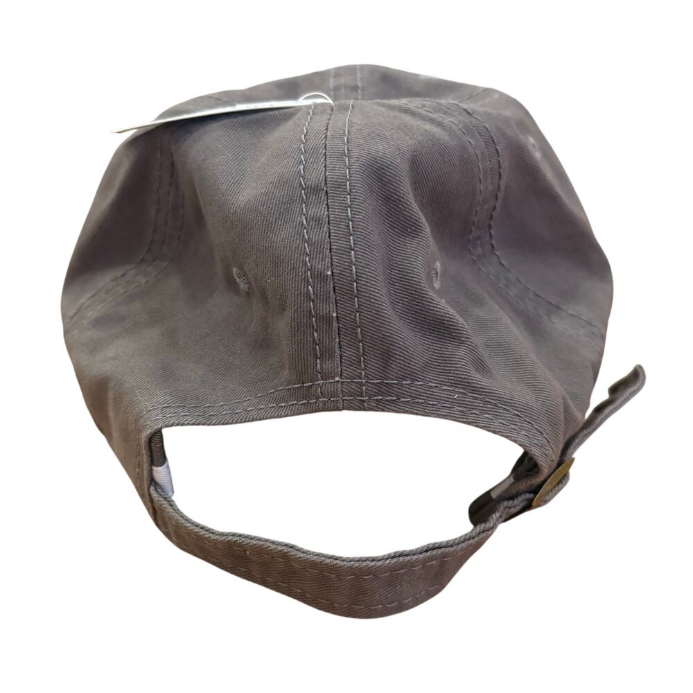 NWT We People "BASEBALL PEOPLE" Adjustable Strap Hat Dad Cap Mom Gray Travel - Picture 4 of 8